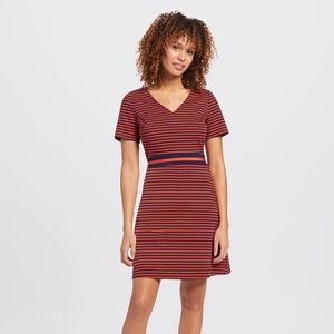 Stripe A line Ponte Dress - Draper James